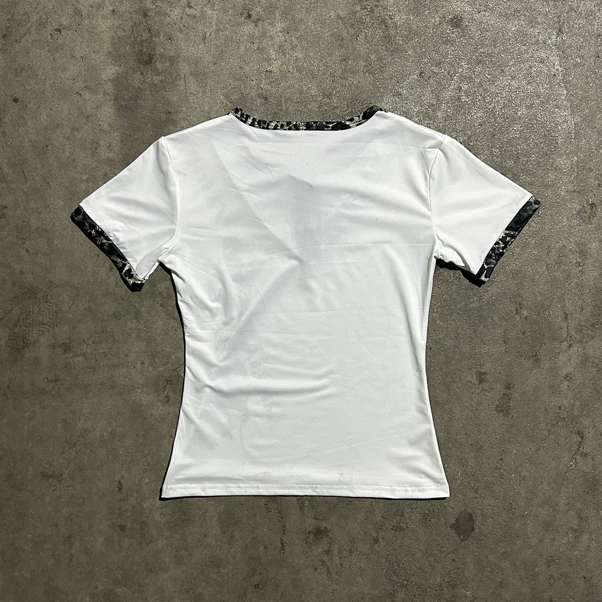 Leopard V-Neck Layered Tee