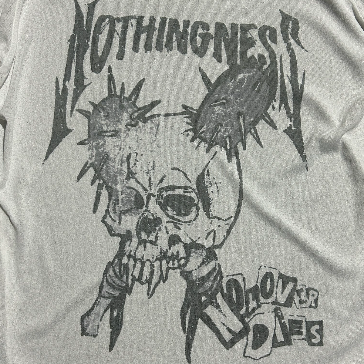 Skull Tattoo Mesh Long Sleeve