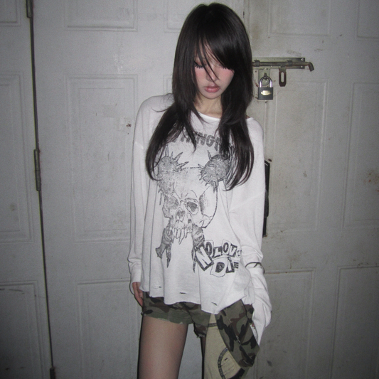 Skull Tattoo Long Sleeve