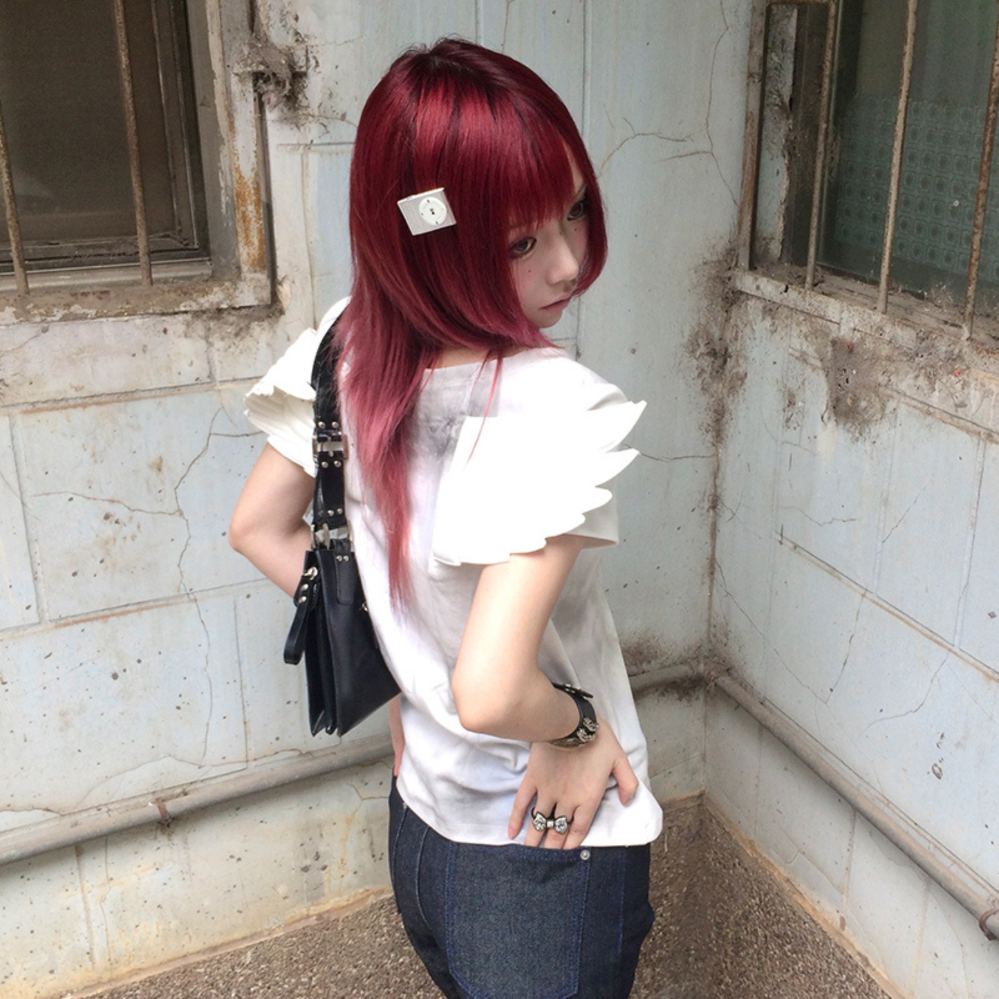 Angel Wing Tee  Y2K Fairycore Grunge Top