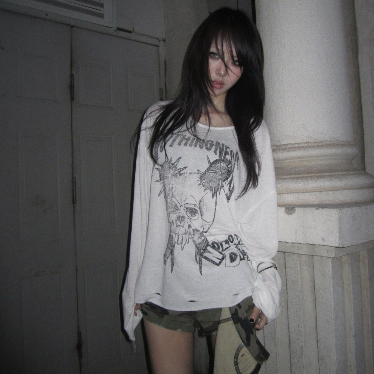 Skull Tattoo Long Sleeve
