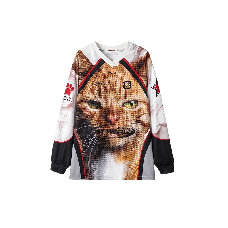 Kitten Print Jersey