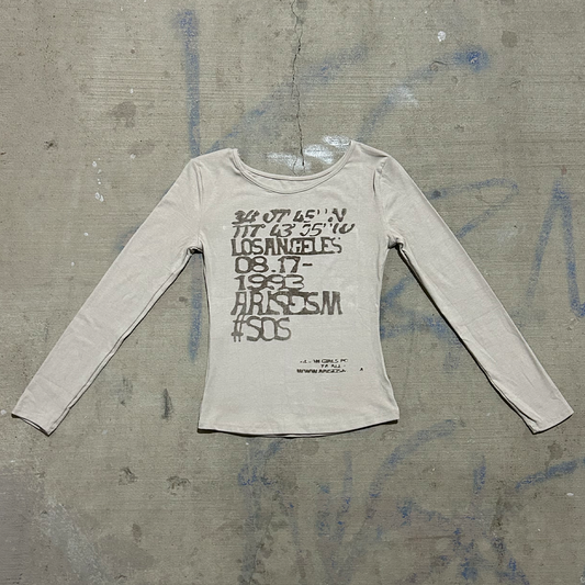 Faded L.A. Ribbed Long Sleeve