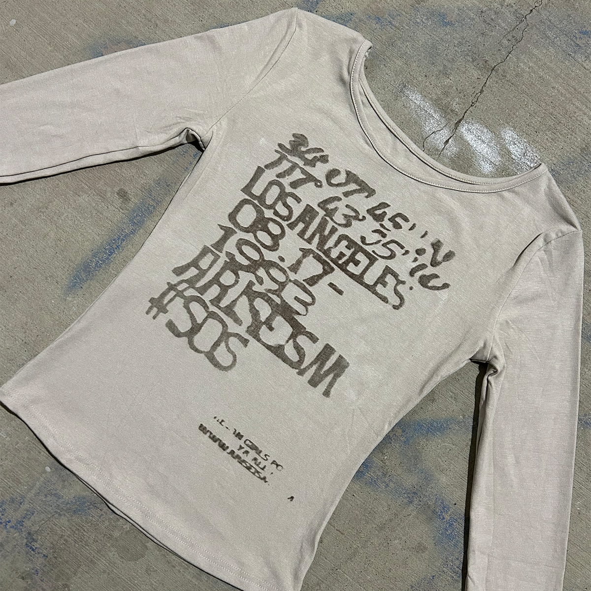 Faded L.A. Ribbed Long Sleeve